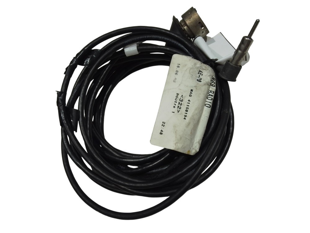 Cabo Fio Da Antena Xsara Picasso 2000 A 2010 Original  Preto Preto 2