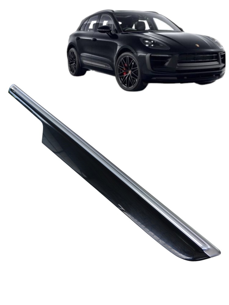 Friso Acabamento Porta Dianteira Porsche Macan 2021  Preto 1