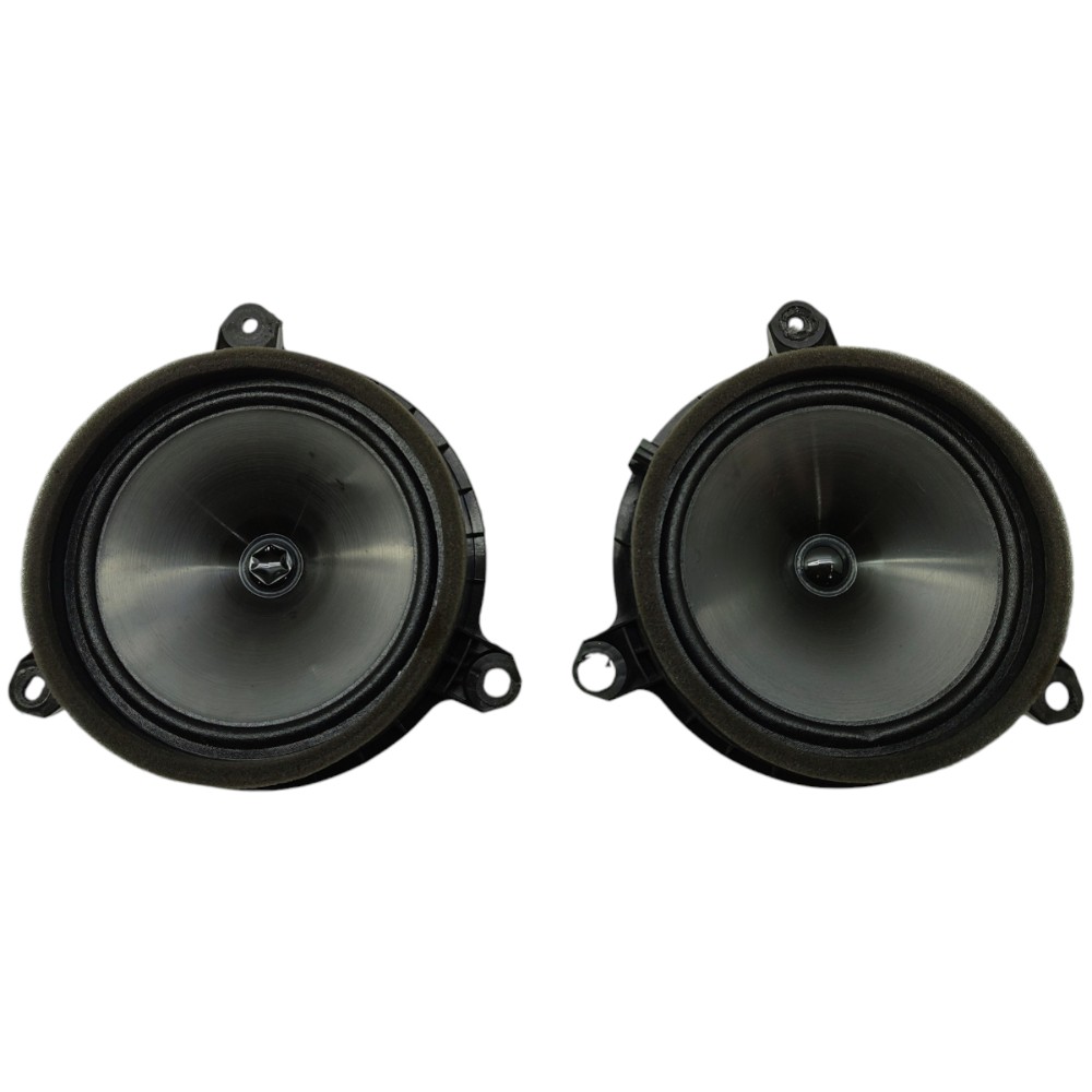Par Alto Falante Porta Toyota Yaris 2024 2023 2022 2021 2020 Preto 2