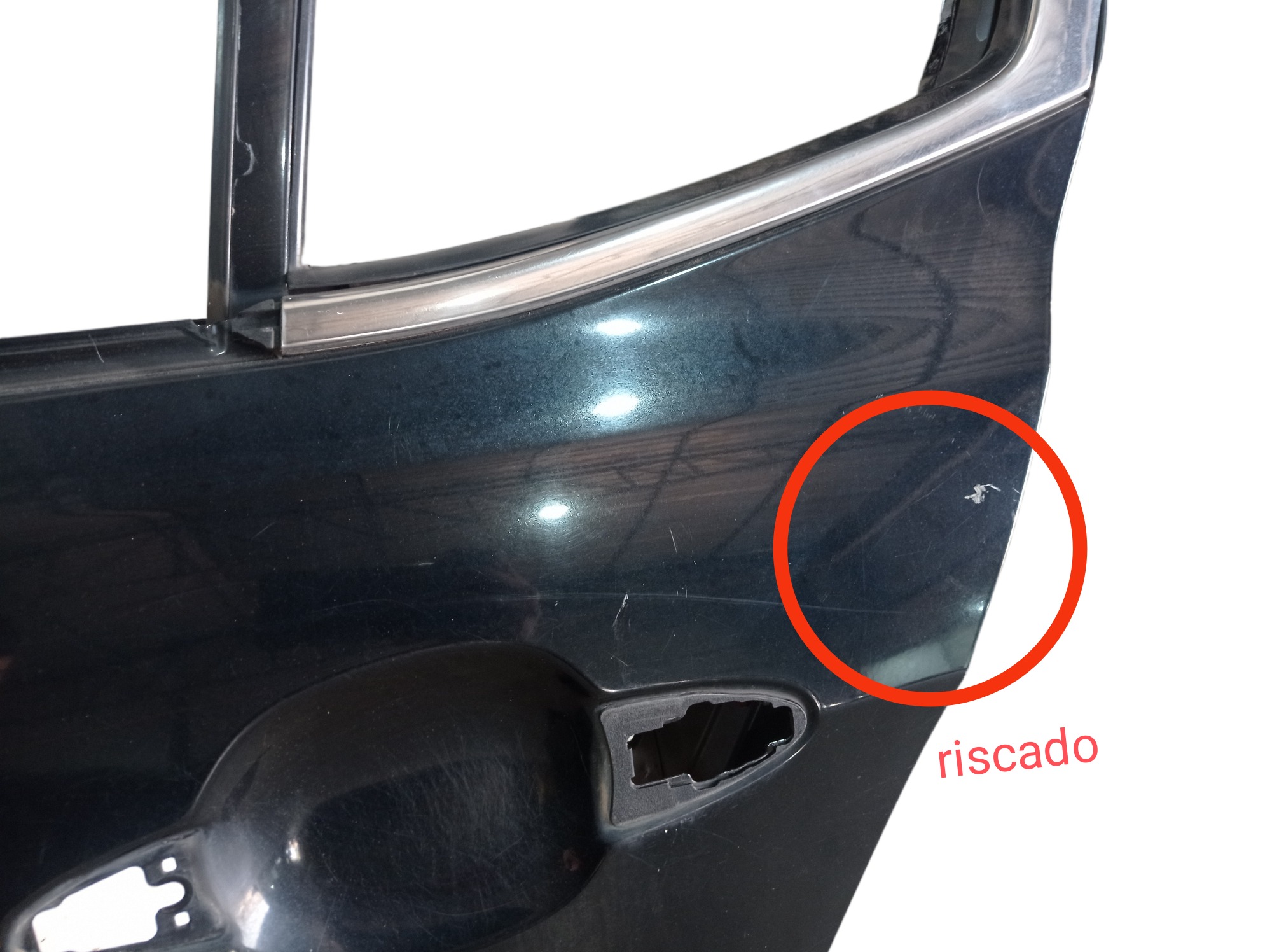 Porta Traseira Esquerda Kia Cadenza 2013 V547 Preto 2