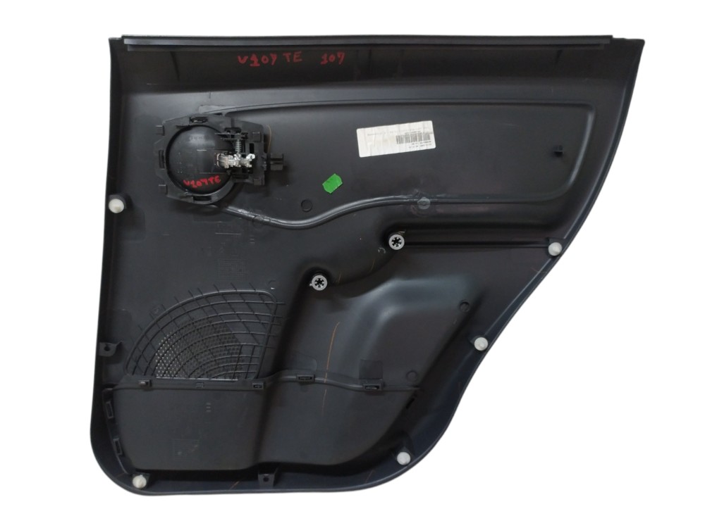 Forro Da Porta Traseira Esquerda Citroen C3 1.4 2008 V107 2