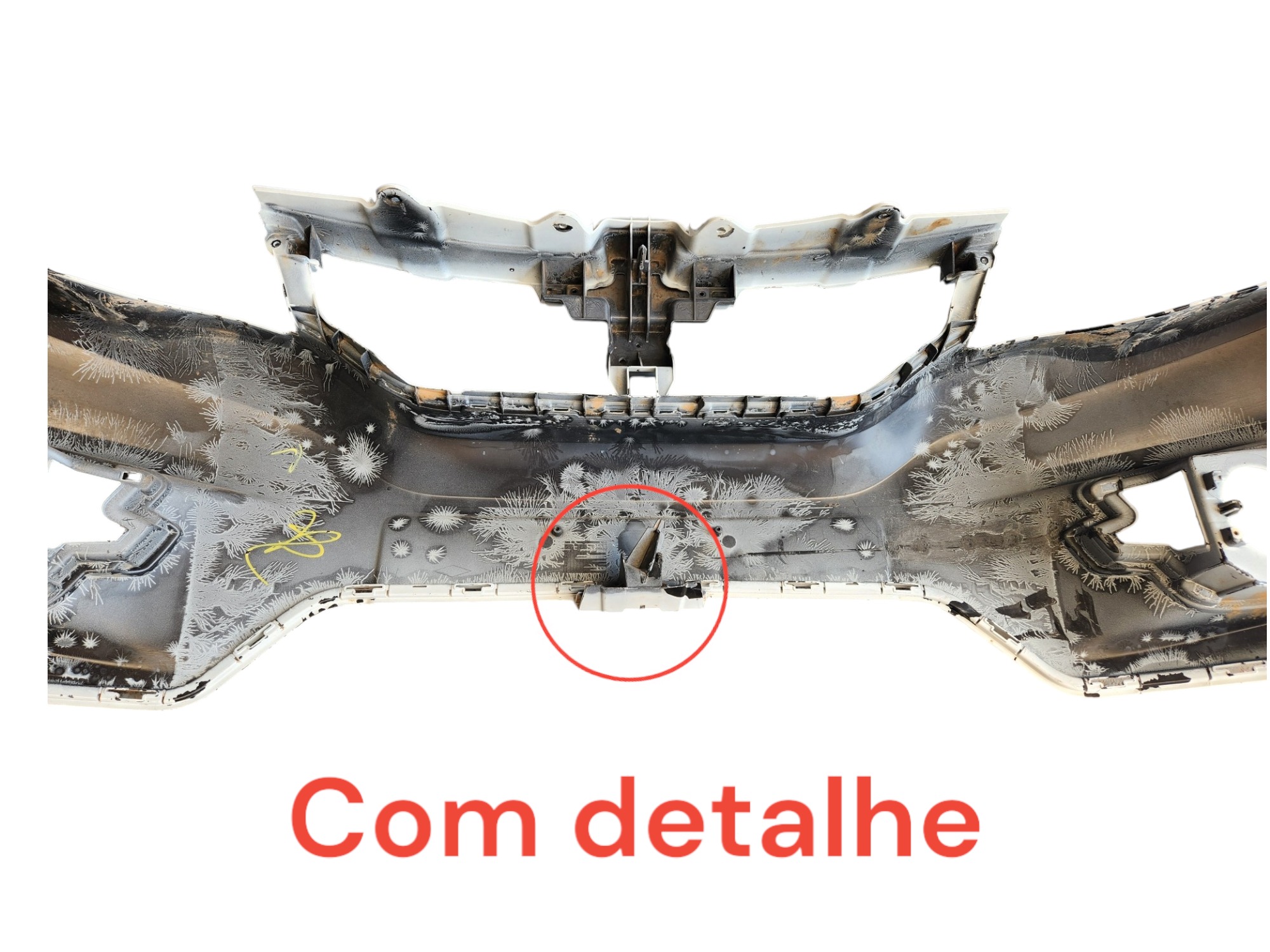 Parachoque Dianteiro Renault Kwid 2017 2018 2019 2020 2021 Branco