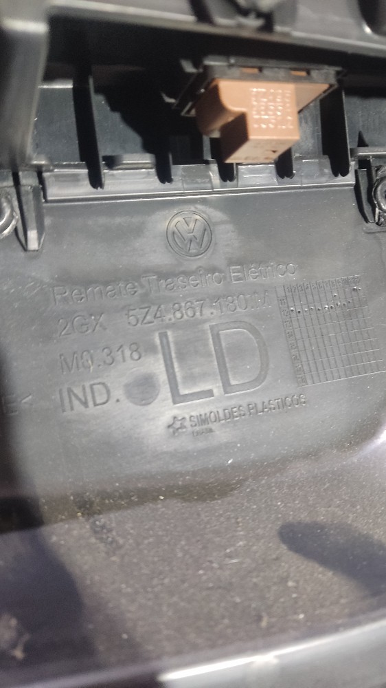 Forro Porta Traseira Lado Direito Passageiro Volkswagen Fox 3