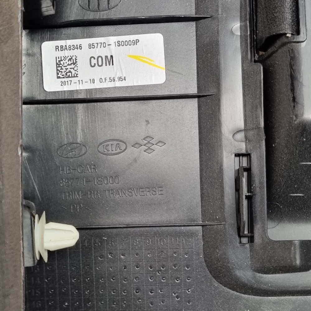 Soleira Do Porta Malas Hyundai Hb20 Sedan Modelos 2013/2015 Preto 2
