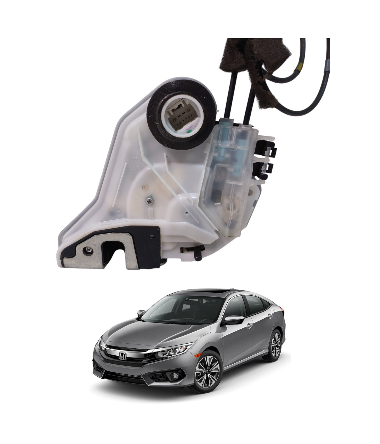 Tranca Porta Traseira Esquerda Honda Civic 2017 2021 1.5 2.0