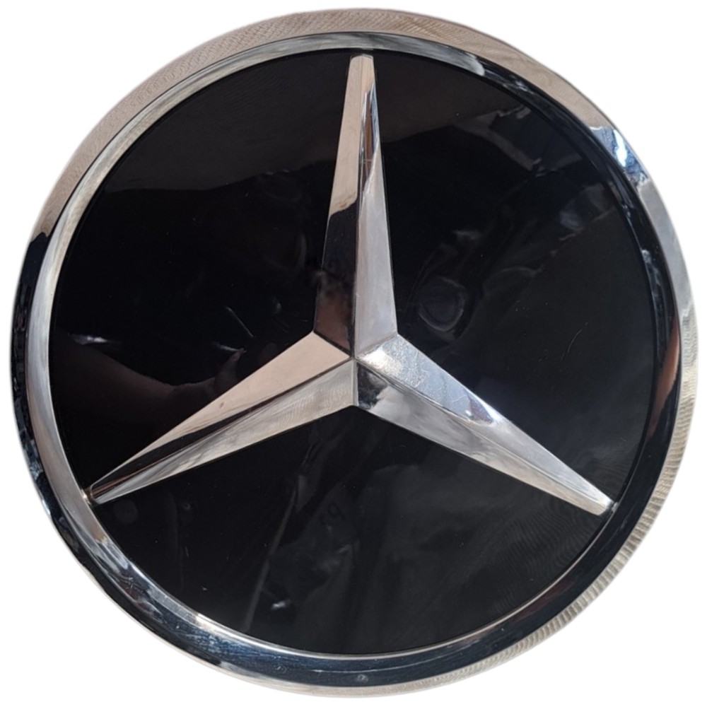 Emblema Distronic Estrela Central Mercedes Preto Preto 5