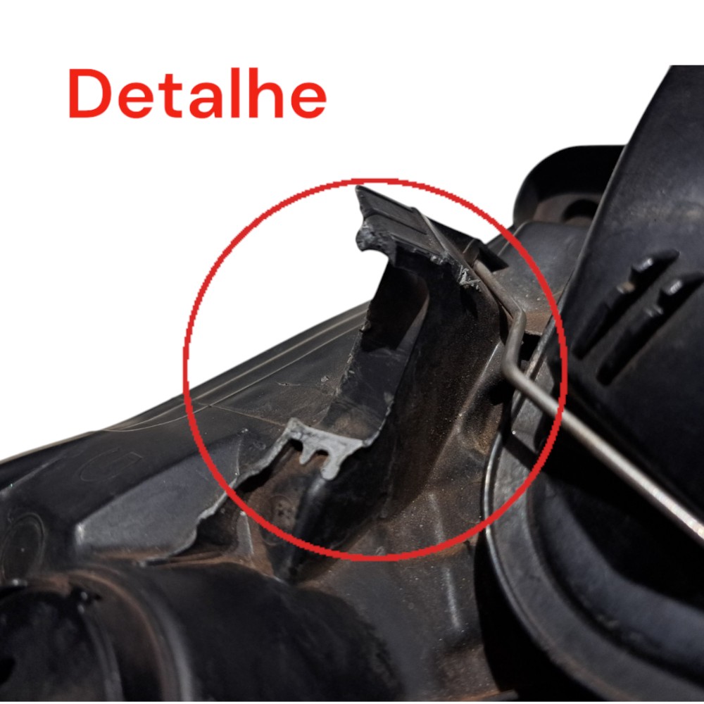 Farol Esquerdo Volvo Xc60 2009 2010 2013 Orelhas Quebradas