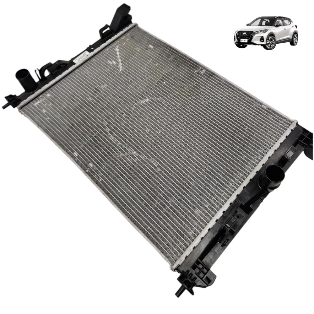 Radiador água Nissan kicks 1.6 16v cvt 2021 2020 2019 2018 1