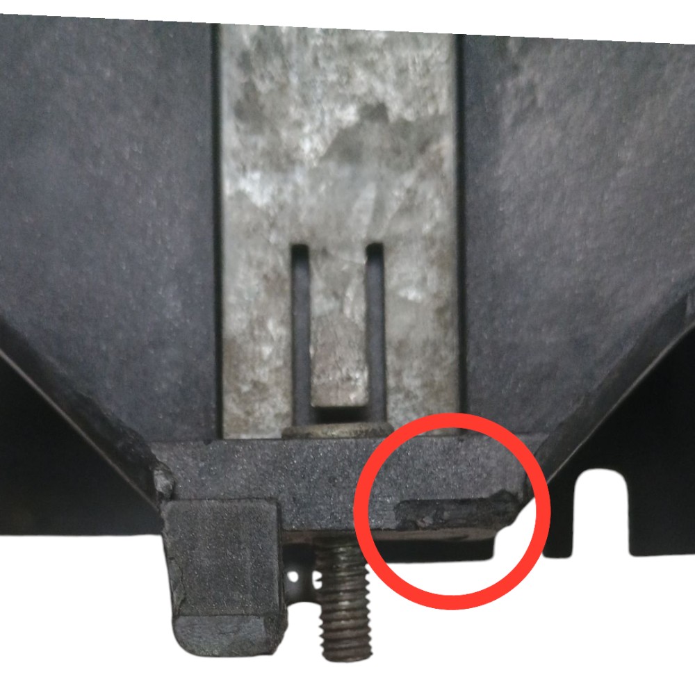 Suporte Bateria Ford Fiesta 1996 À 2001 96fb10723ag *detalhe