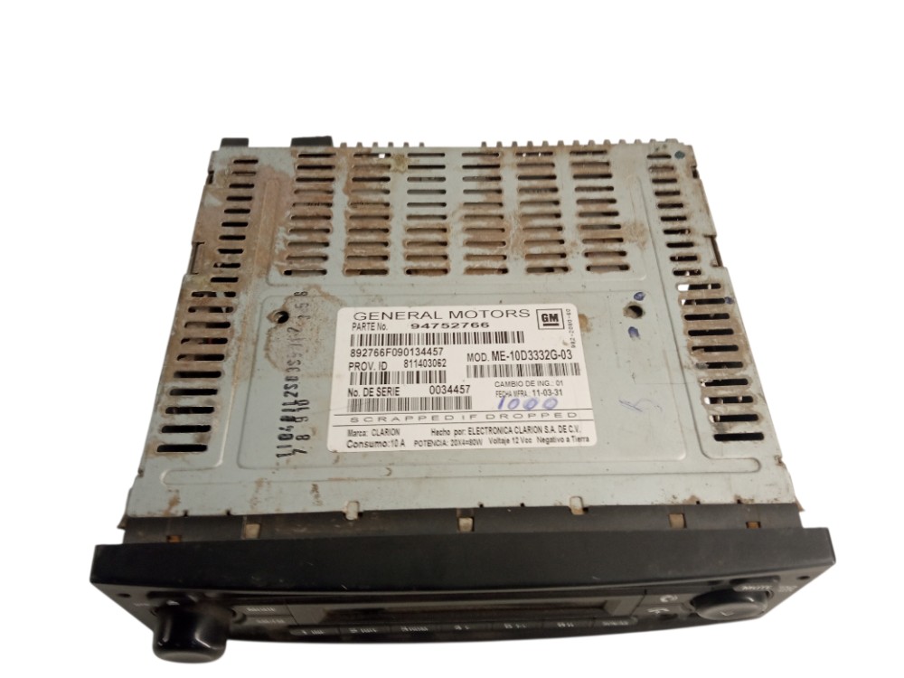 RADIO AUTOMOTIVO GM S10 5
