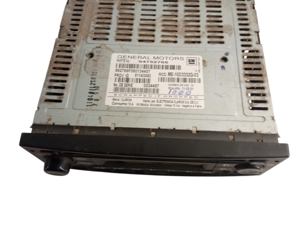 RADIO AUTOMOTIVO GM S10 6