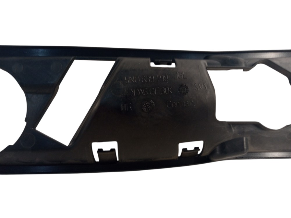 Suporte Capa Maçaneta Interna Traseiro Direto Vw Tiguan Preto 5