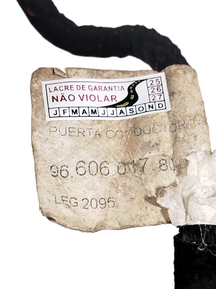 Chicote Porta Diant Esq Motorista Peugeot 307 2008 A 2012 3