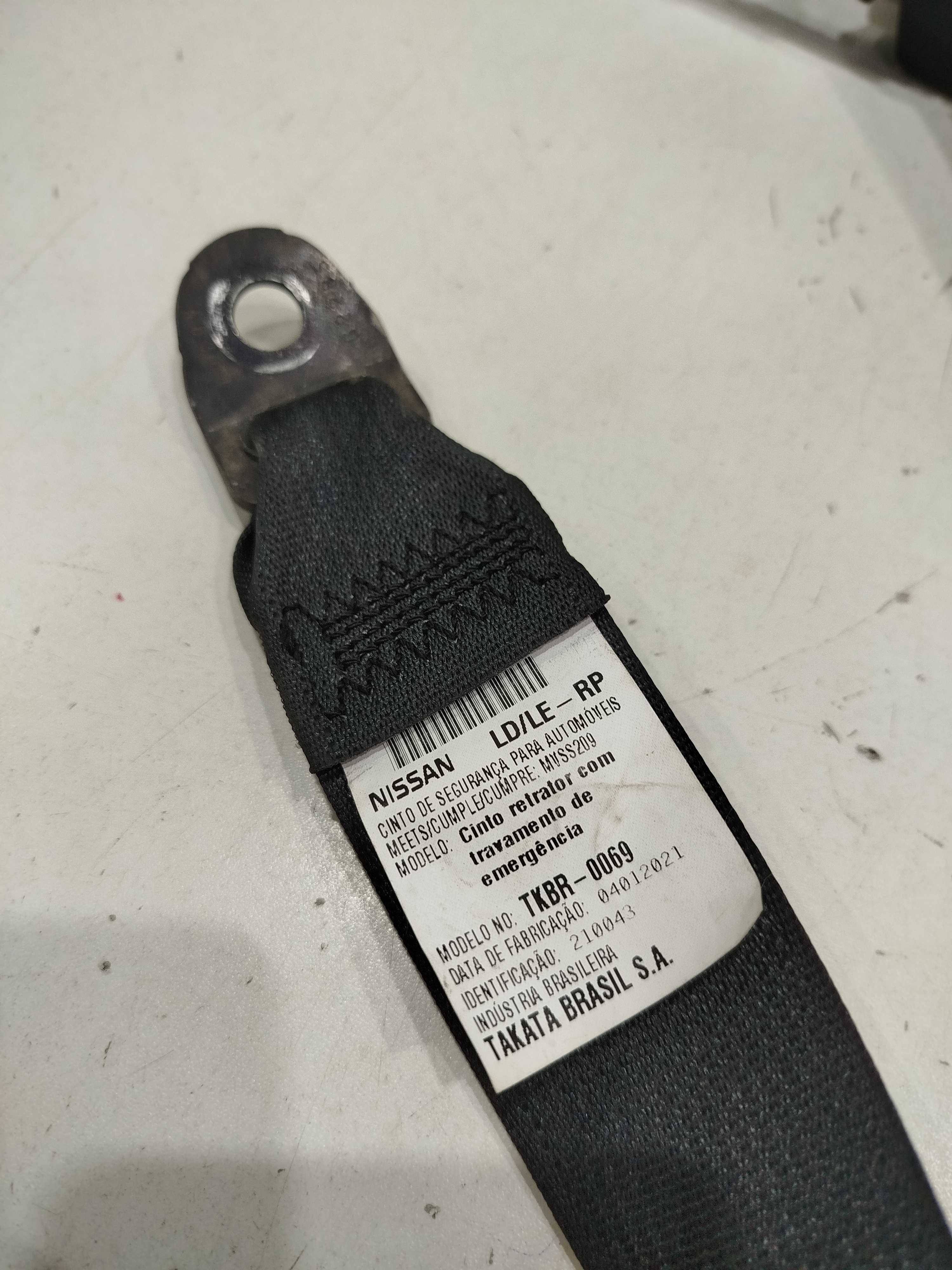 Cinto Segurança Traseiro Direito Nissan Versa V Drive 2020 4