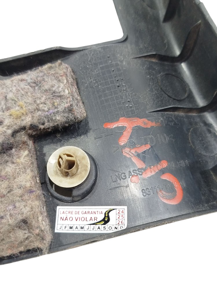 Moldura Coluna Pé Diant Direit Honda City 2010 83111tm6m 1