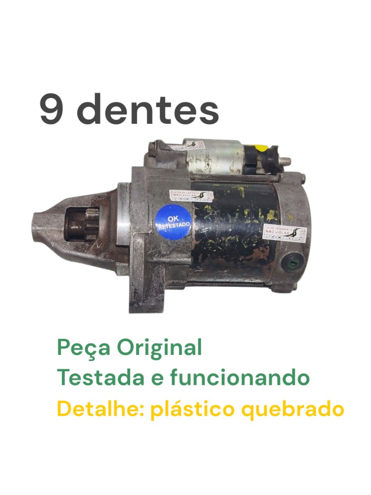 Motor Partida Arranque Honda Fit 2007 Denso 4280004140 Deta 1