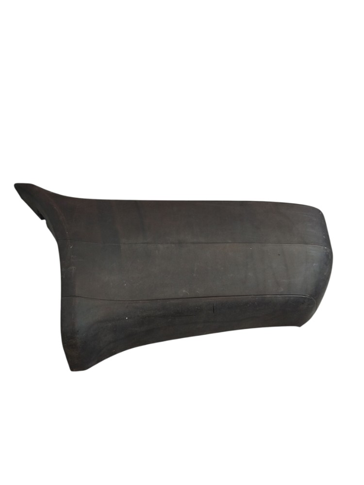 Polaina Para-choque Tras Esq Motorista Fiat Fiorino 2010 Preta 1