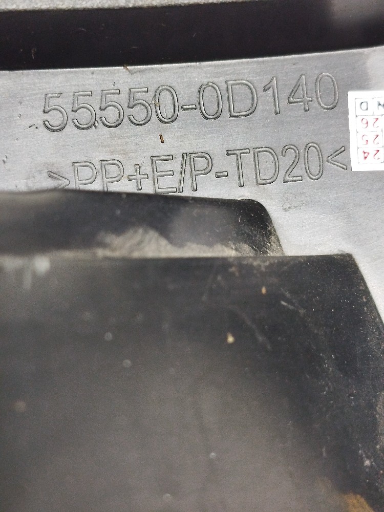Tampa Porta Luvas Toyota Etios 2018  555500d140 4