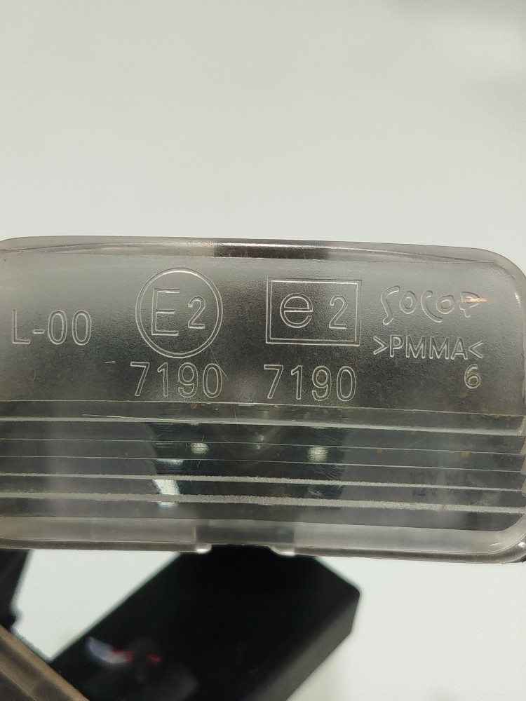 Luz placa traseiro pi citroen peugeot c3 206 207 2001 5