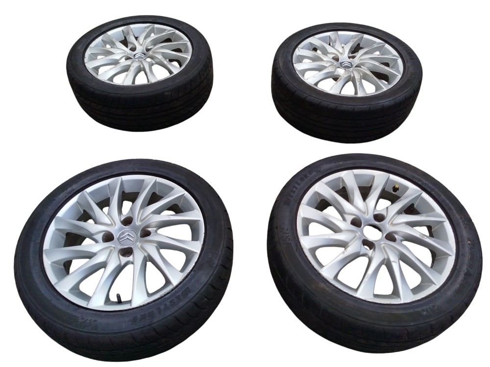 Jogo Rodas Liga Leve 215/50 R17 95w C4 Picasso 2012 Original 9