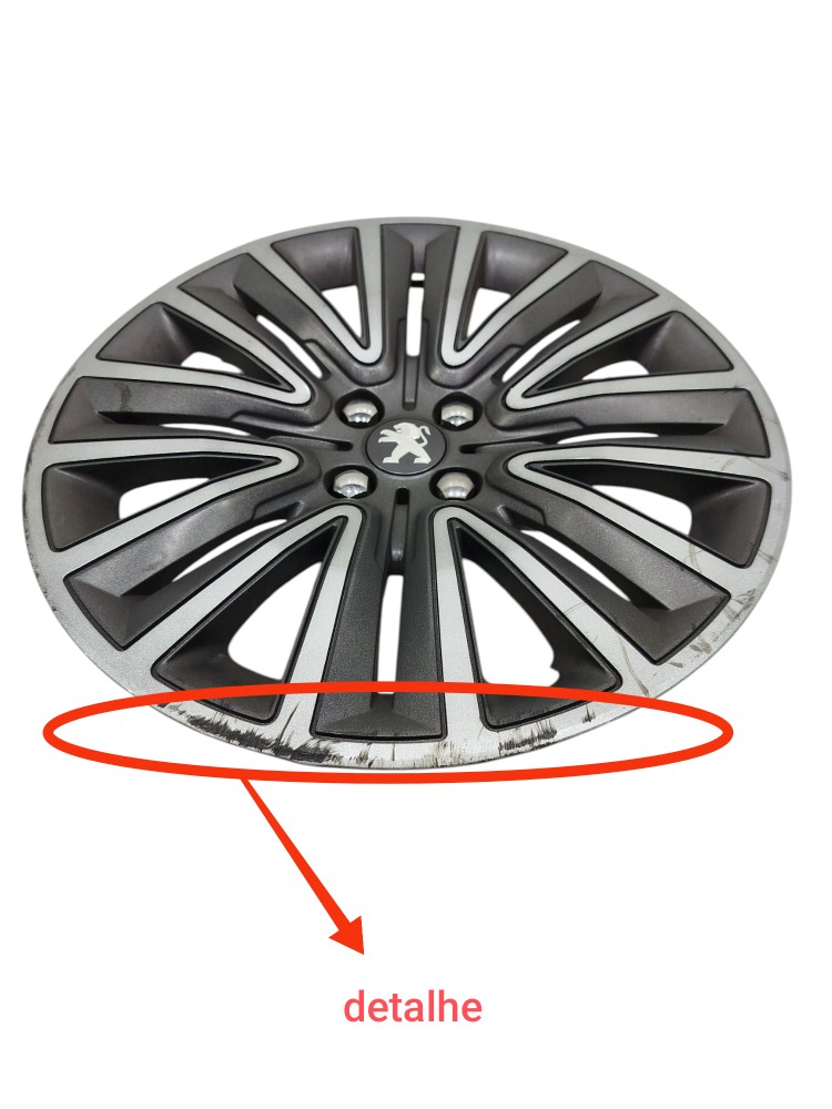 Calota Peugeot 2008 1.6 16v 2018 Prata 7