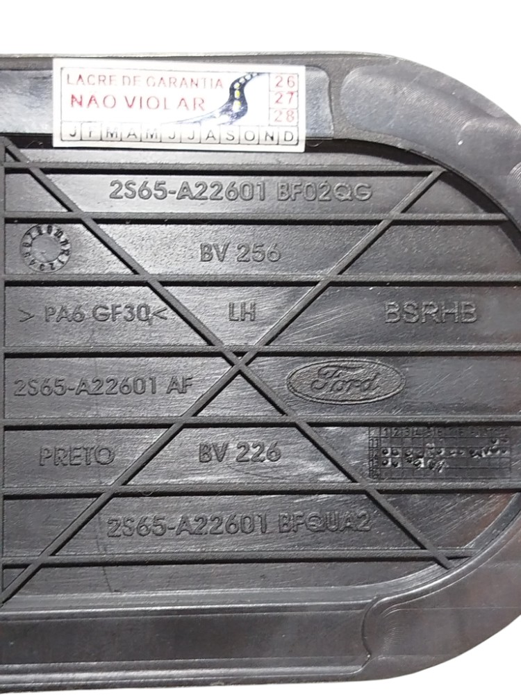 Maçaneta Interna Tras Esquerda Ford Fiesta 2014 2S65A22601 2