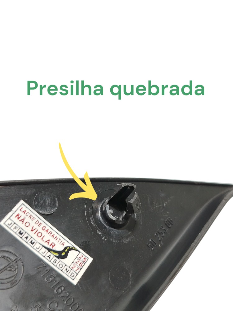 Moldura Interna Retrovisor Esq Fiat Palio Siena 715162000 3