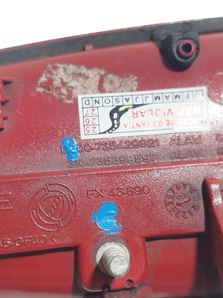 Maçaneta ext Tras Esq Fiat Punto 2007 17 D200735429821 4