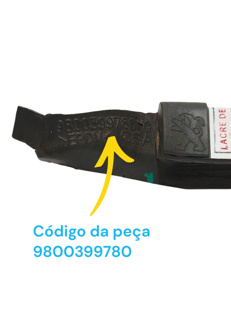 Borracha Lateral Entre Porta Traseira Esq Peugeot 208 2013 2