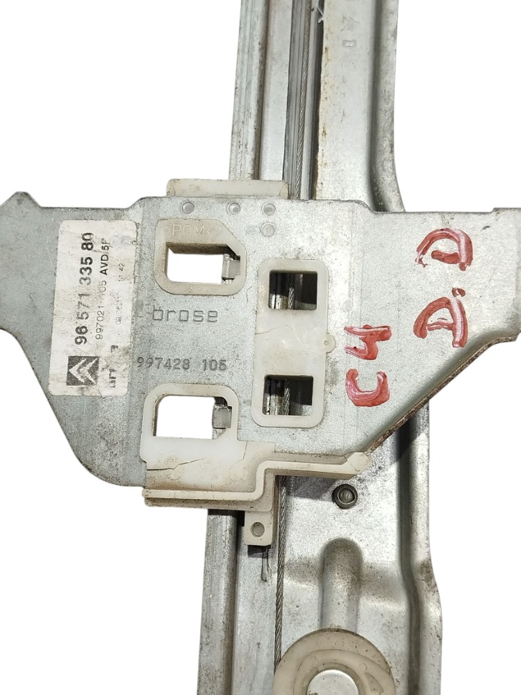Máquina Vidro Diant Direita Citroen C4 2012 A 14 9657133580 5