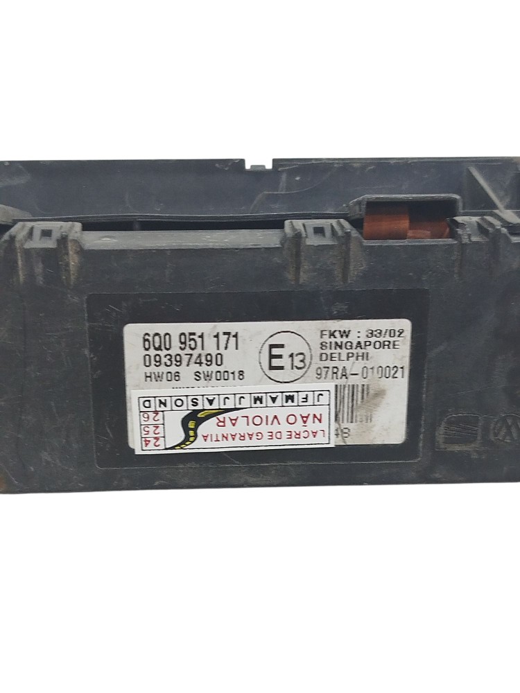 Modulo Sensor Alarme Ultrassonico Polo 1.6 2003 4