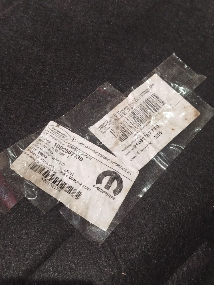 Carpet Assoalho Fiat Strada Endurance 1.4 2022 01002567730 8