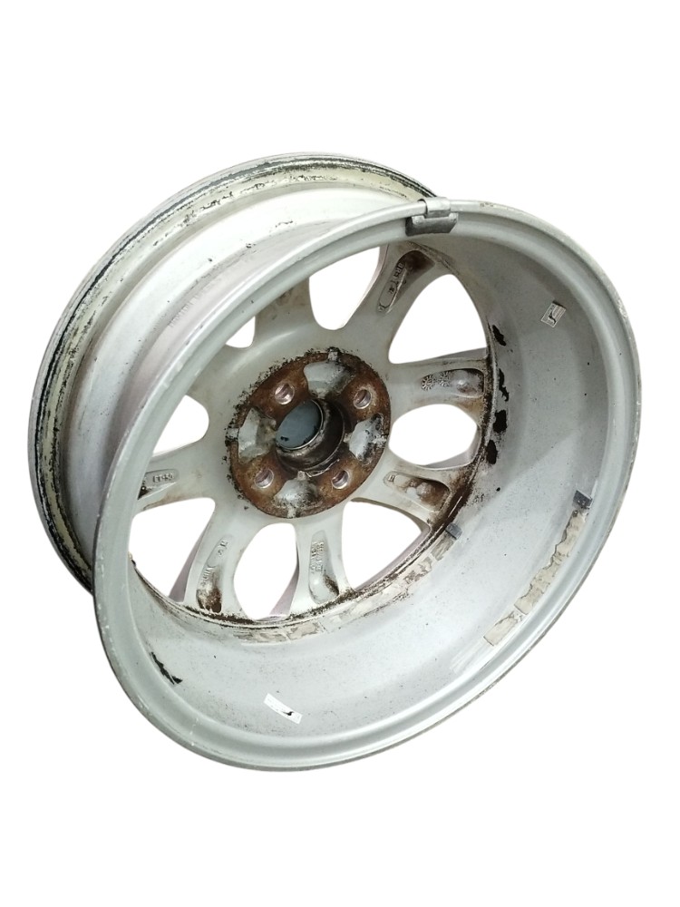 Roda Liga Leve 15 Nissan March 1.0 2017 Detalhe Riscos Prata 10