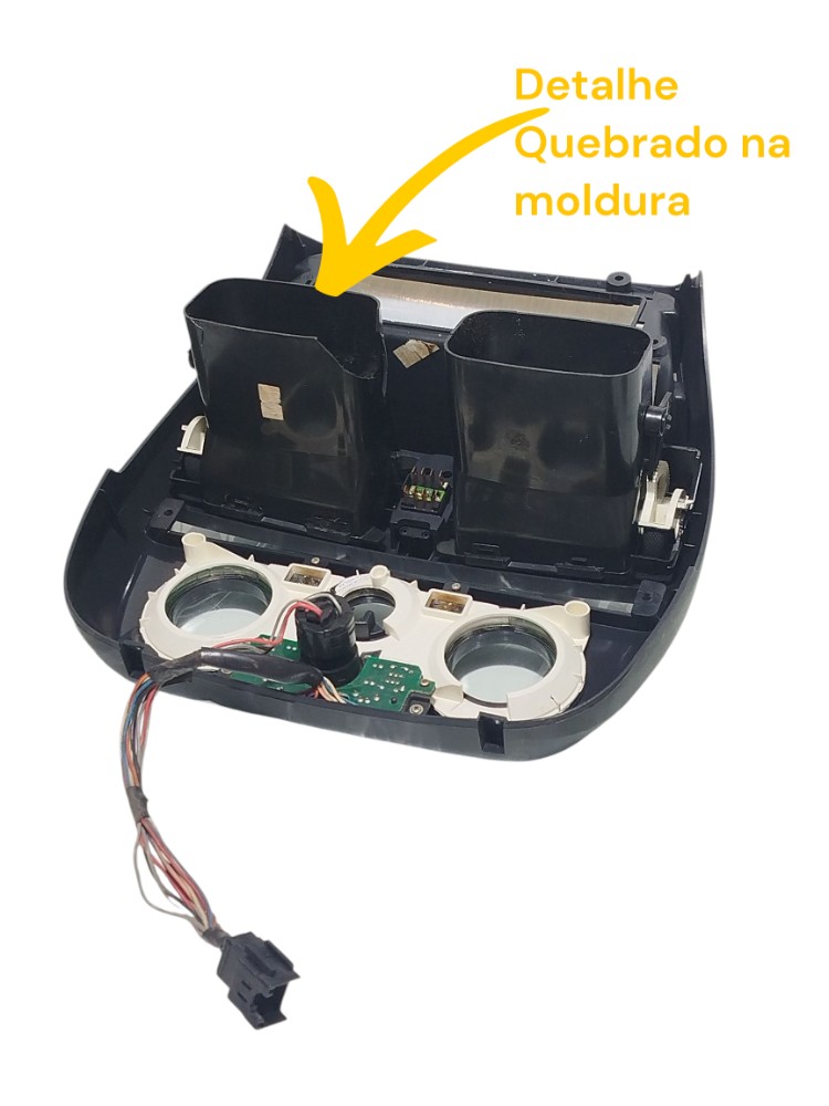 Moldura Painel Central Difusores Ar Fiat Brava Marea 1999 1