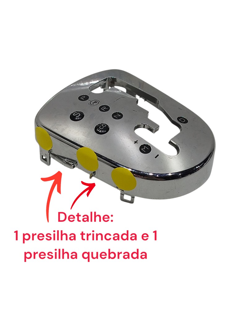 Moldura Alavanca Marcha Aut Citroen C3 2012 Detalhe 1