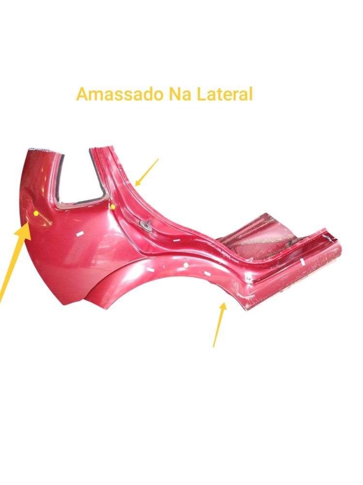 Lateral Lado Direito Citroen C3 Glx 1.4 Flex 2011 Detalhe Vermelha 1