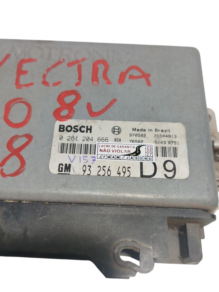 Módulo Injeção Elet Gm Vectra Gls 2.0 8v 1997 Gasol 93256495 2