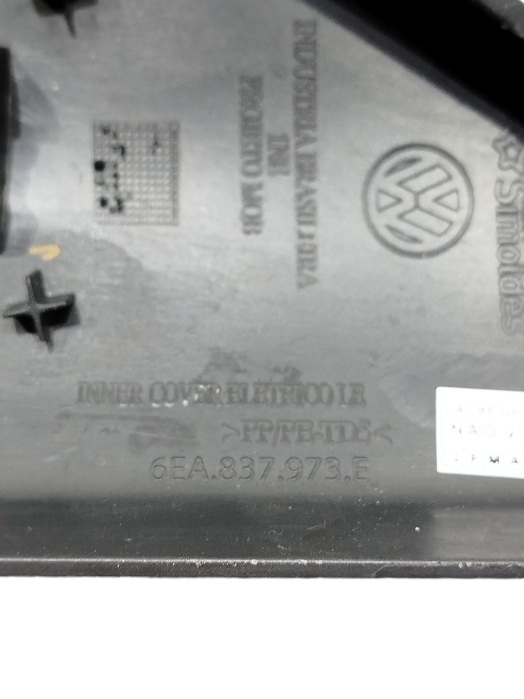 Acabamento Interno Retrovisor Esquerdo Vw Polo Virtus 2021 4