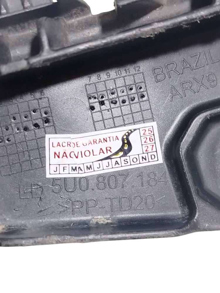 Guia Parachoque Diant Direito Gol G5 2013  5u0807184 2