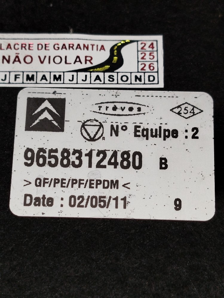 Capa Módulo Freio Mão C4 Picasso GLX 2.0 16v 2012 Gasolina 5