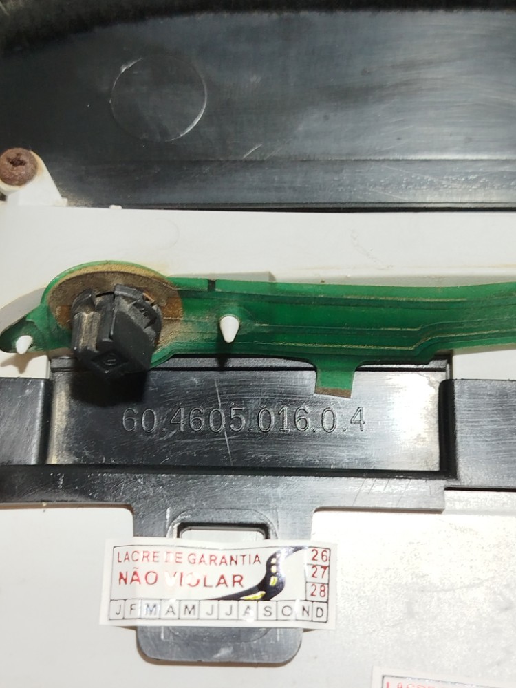 Painel Instrumentos Fiat Uno 1.0 1996 Original 60460501604 Preto 2