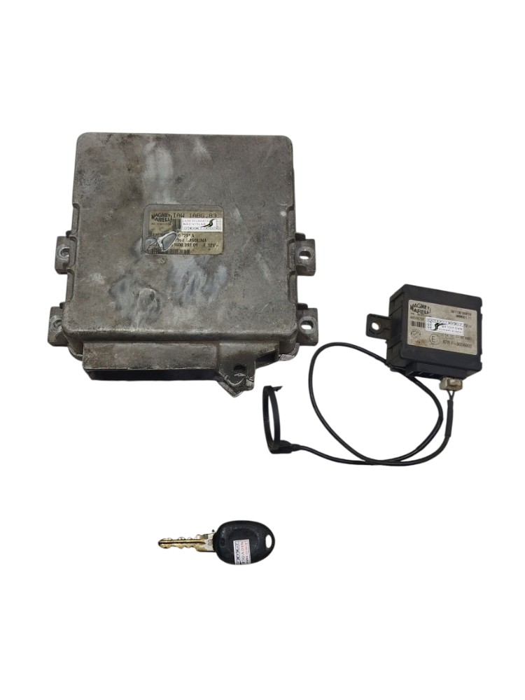 Kit Módulo Injeção Imob Chave Brava 1.6 16v 2000 Iaw1abg83 2
