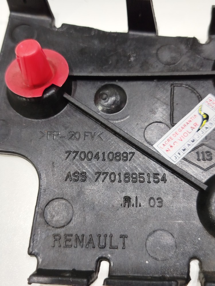 Suporte Aerofólio Tampa Traseira Clio 2005 Hatch 7700410897 8