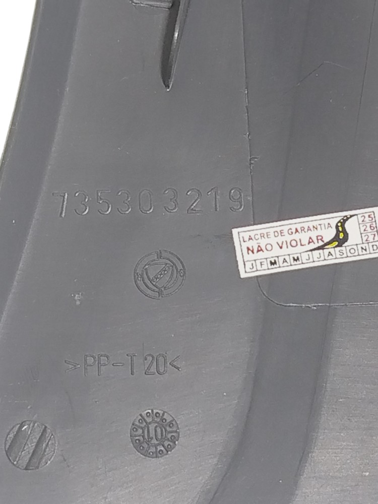Moldura Banco Tras Direito Fiat Doblo 2002 735303219 Preto 7