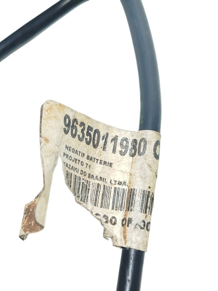 Cabo Polo Negativo Bateria Peugeot 206 2007  9635011980 4