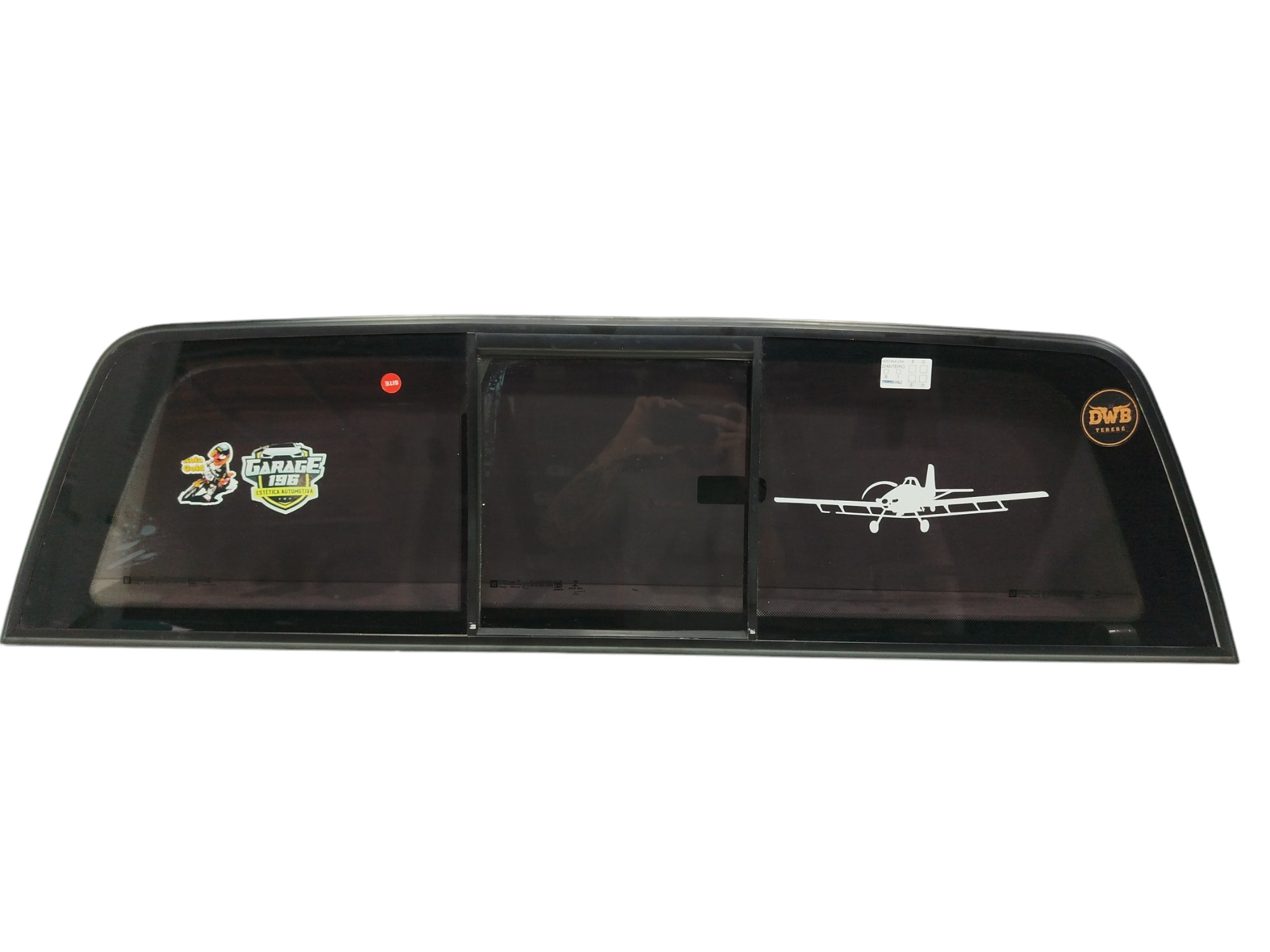 Vidro vigia traseiro gm montana 2013 1