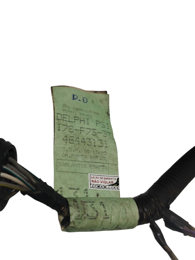 Chicote Porta Diant Direita Passageiro Fiat Palio 1999 3