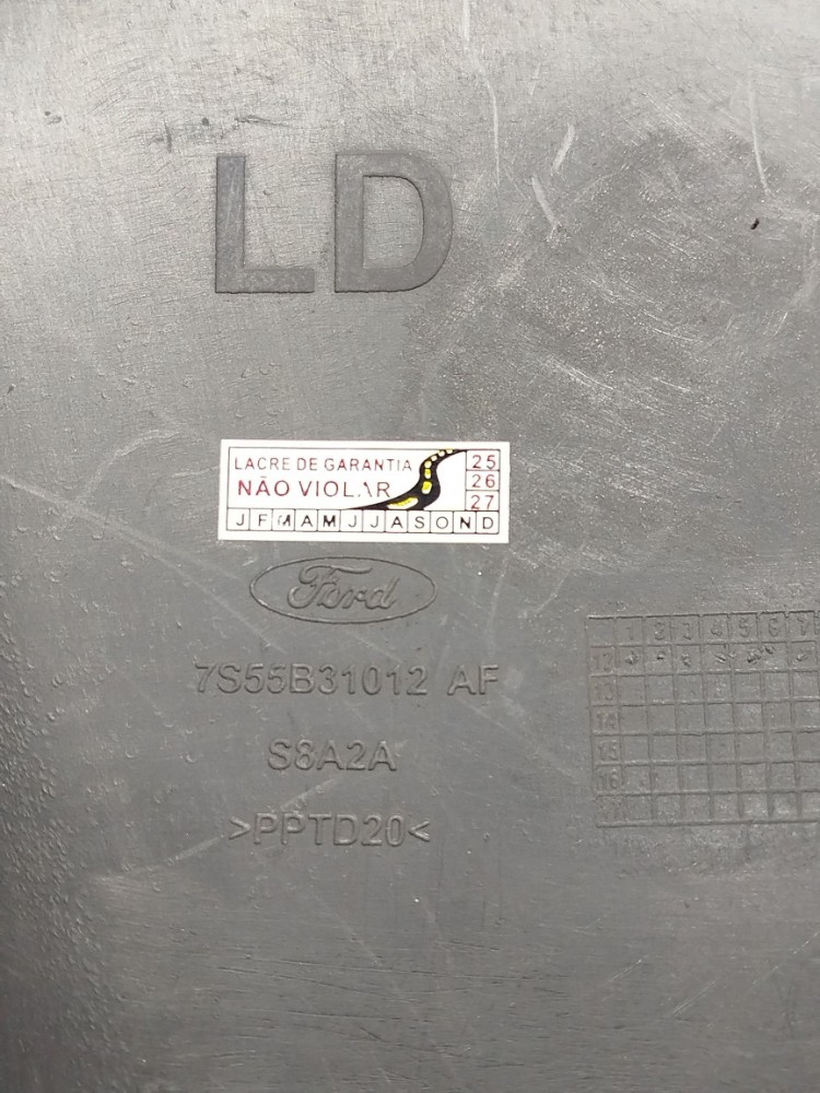 Forro Porta Lateral Traseiro Direito Ford Ka 2013 7s55b31012 3