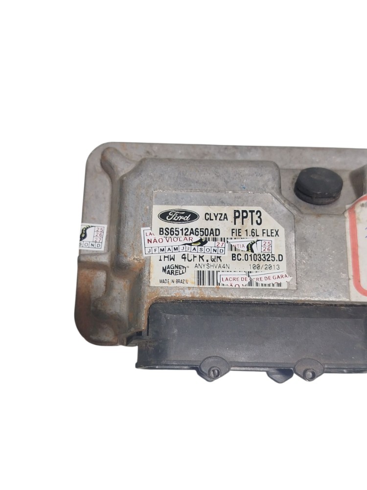 Módulo Injeção Eletrônica Ford Fiesta 1.6 2014 Bs6512a65ad 8