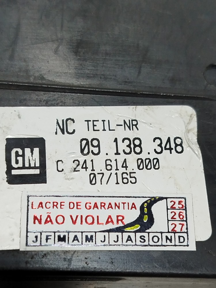 Botão Comando Farol Milha Gm Astra Zafira 99/2010 09138348 2